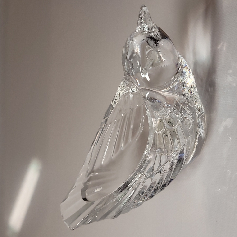 CRYSTAL D'Arques France art glass paperweight